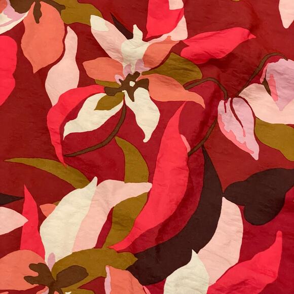 A New Day Spaghetti Strap Smocked Dress - Dark Red Floral - XXL - Picture 8 of 13